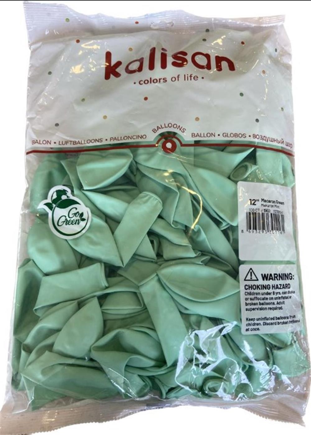 12 İnç Makaron Balon Yeşil