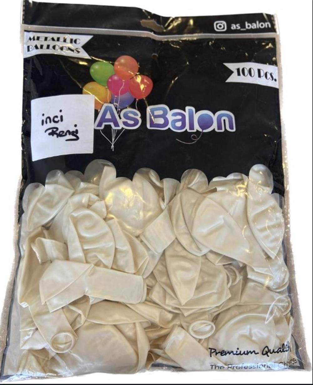 12 inç Metalik Balon İnci