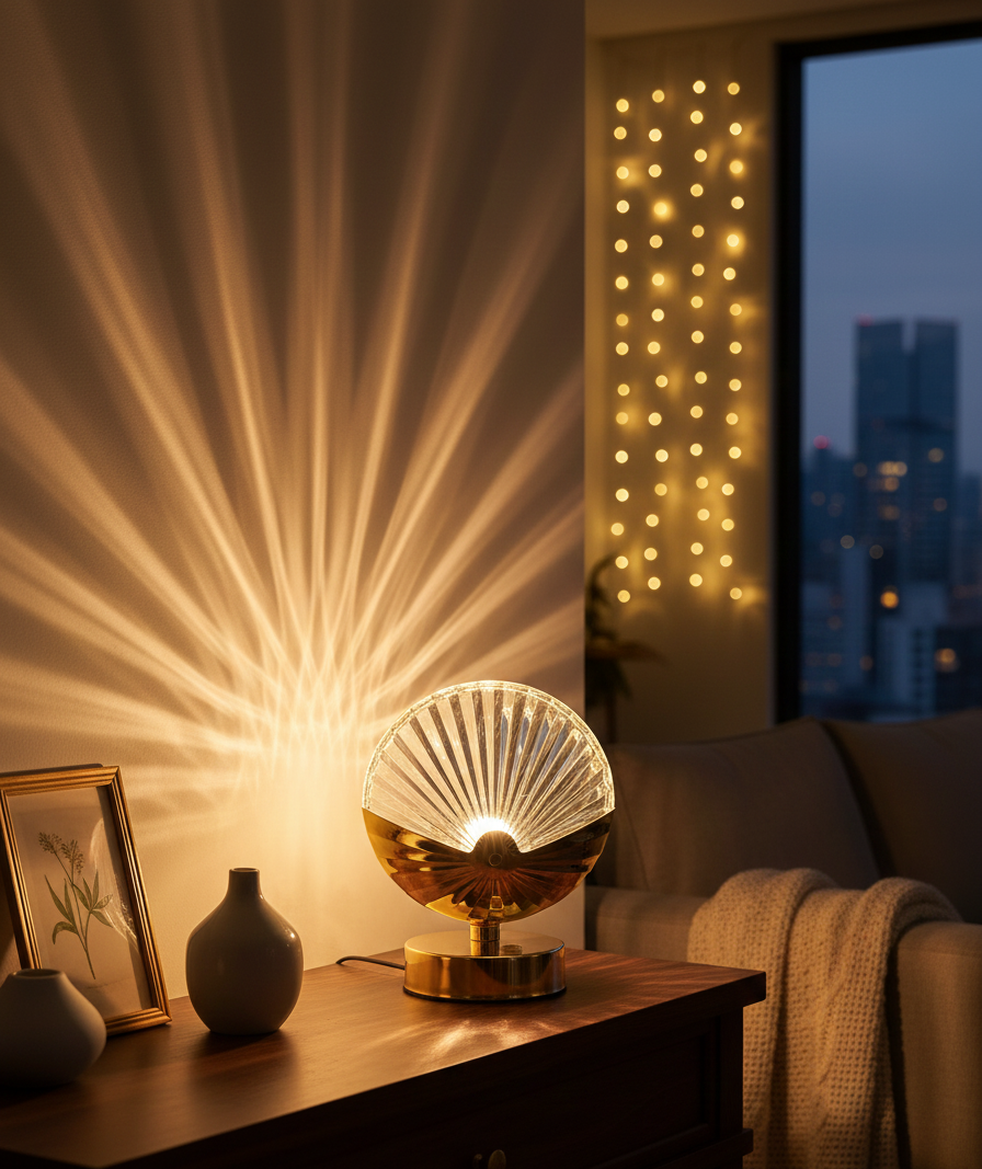 Kristal Masa Lambası Led 