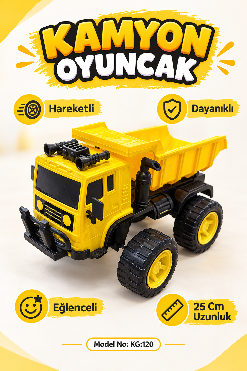 Plastik Kamyon Oyuncak 