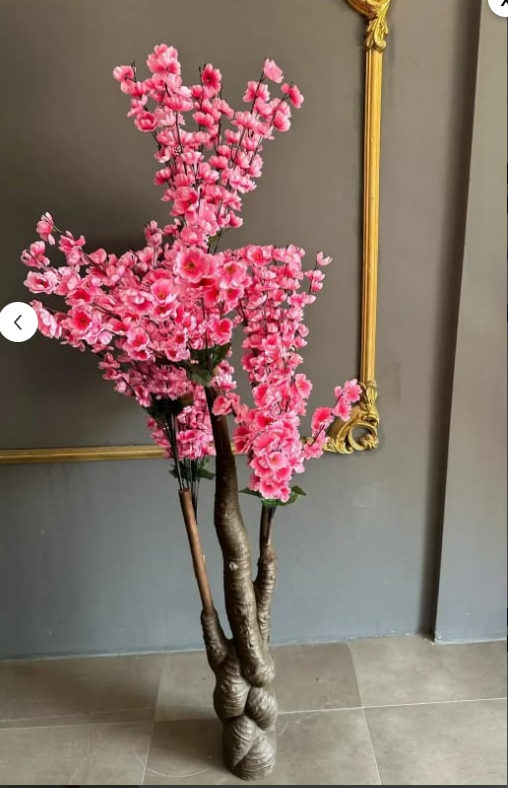 Yapay Ağaç Japon Kiraz Çiçeği Hazır Gövdeli Bahardalı Ağacı 170 cm Sakura Çiçeği