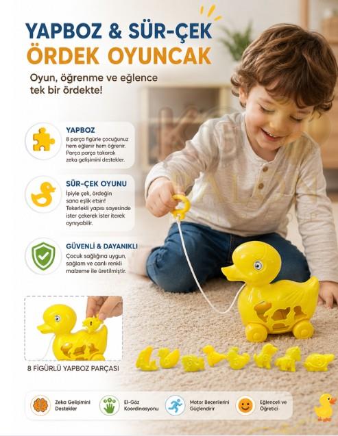 Yürüyen Yapboz Ördek 