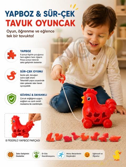 Yürüyen Yapboz Tavuk Oyuncak 