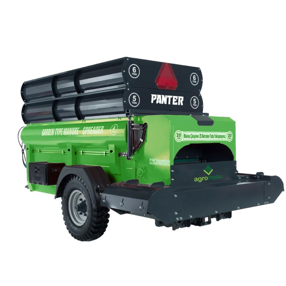 Panter - Bahçe/Sera Tipi 4-5-6m³ Katı Gübre Dağıtma Römorku - AGROMEKS TARIM MAKİNELERİ