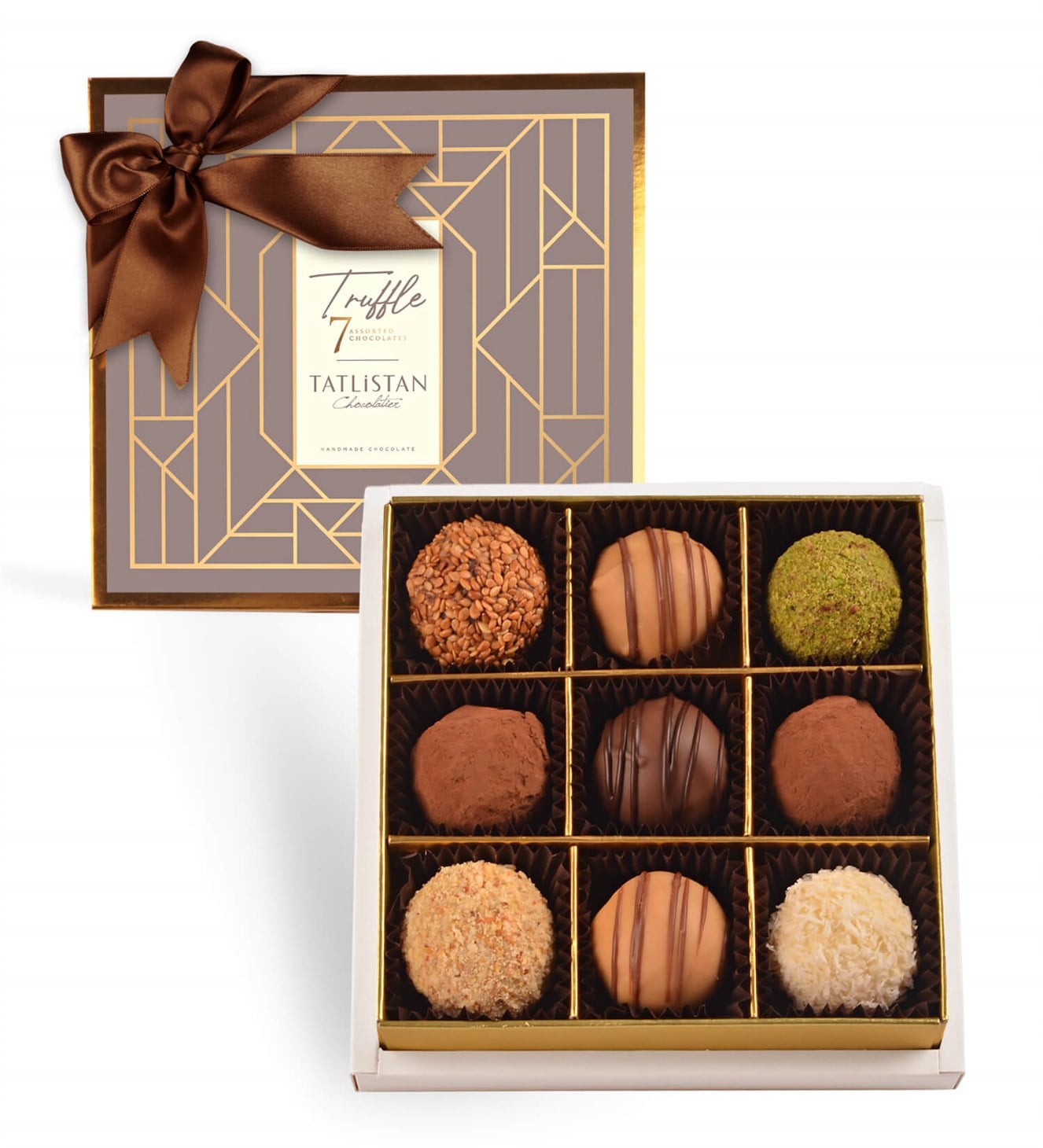 7 Çeşitli Trüf Çikolata 9'lu