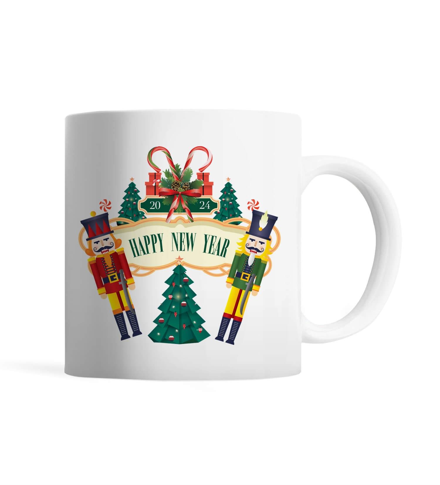 Kurşun Askerli Happy New Year Hediye Kupa Bardak