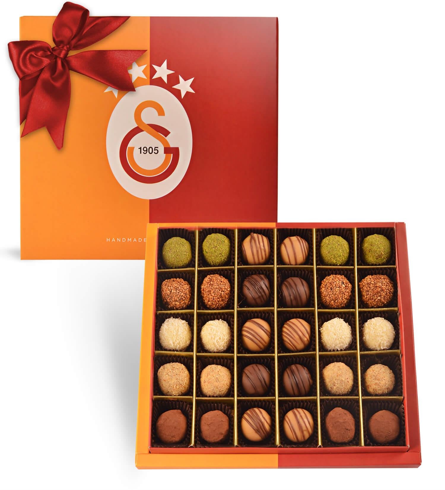 Galatasaray | Parçalı - 7 Çeşitli Trüf Çikolata 30'lu