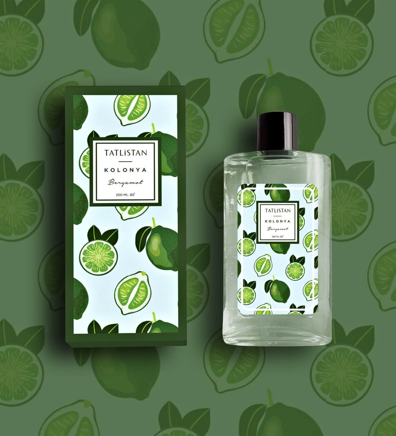 Bergamot Kolonyası Cam Şişe 200 ml