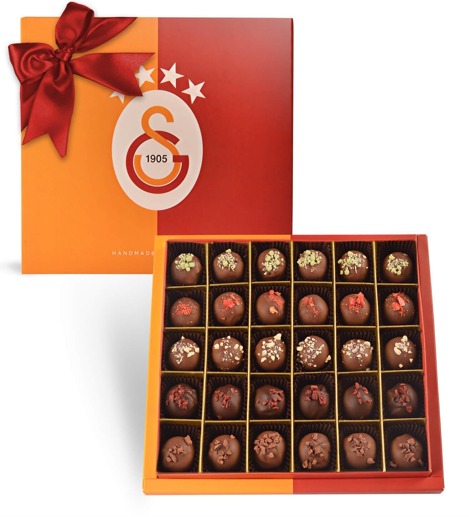 Galatasaray | Parçalı - 5 Çeşitli Trüf Çikolata 30'lu