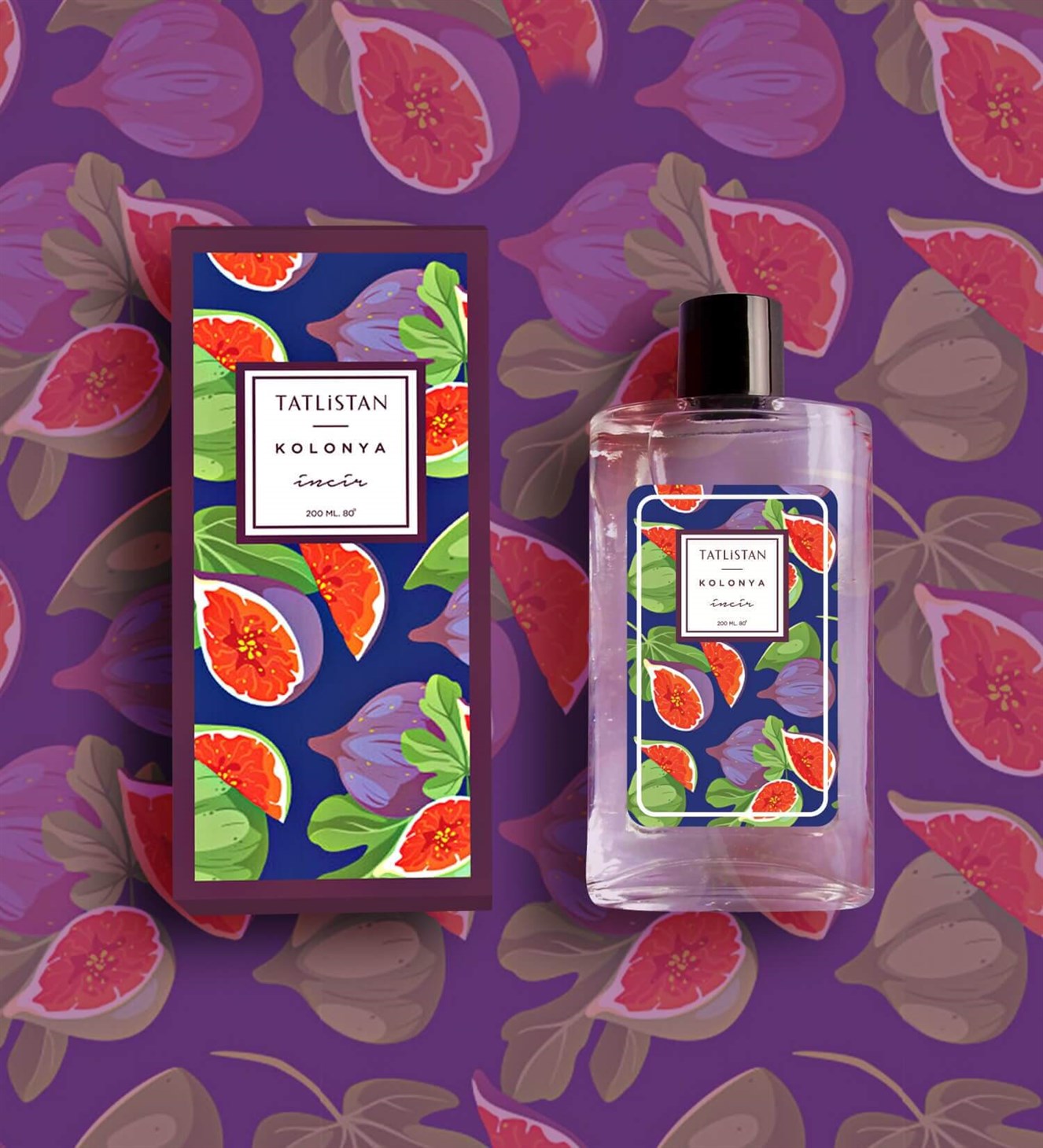 İncir Kolonyası Cam Şişe 200 ml