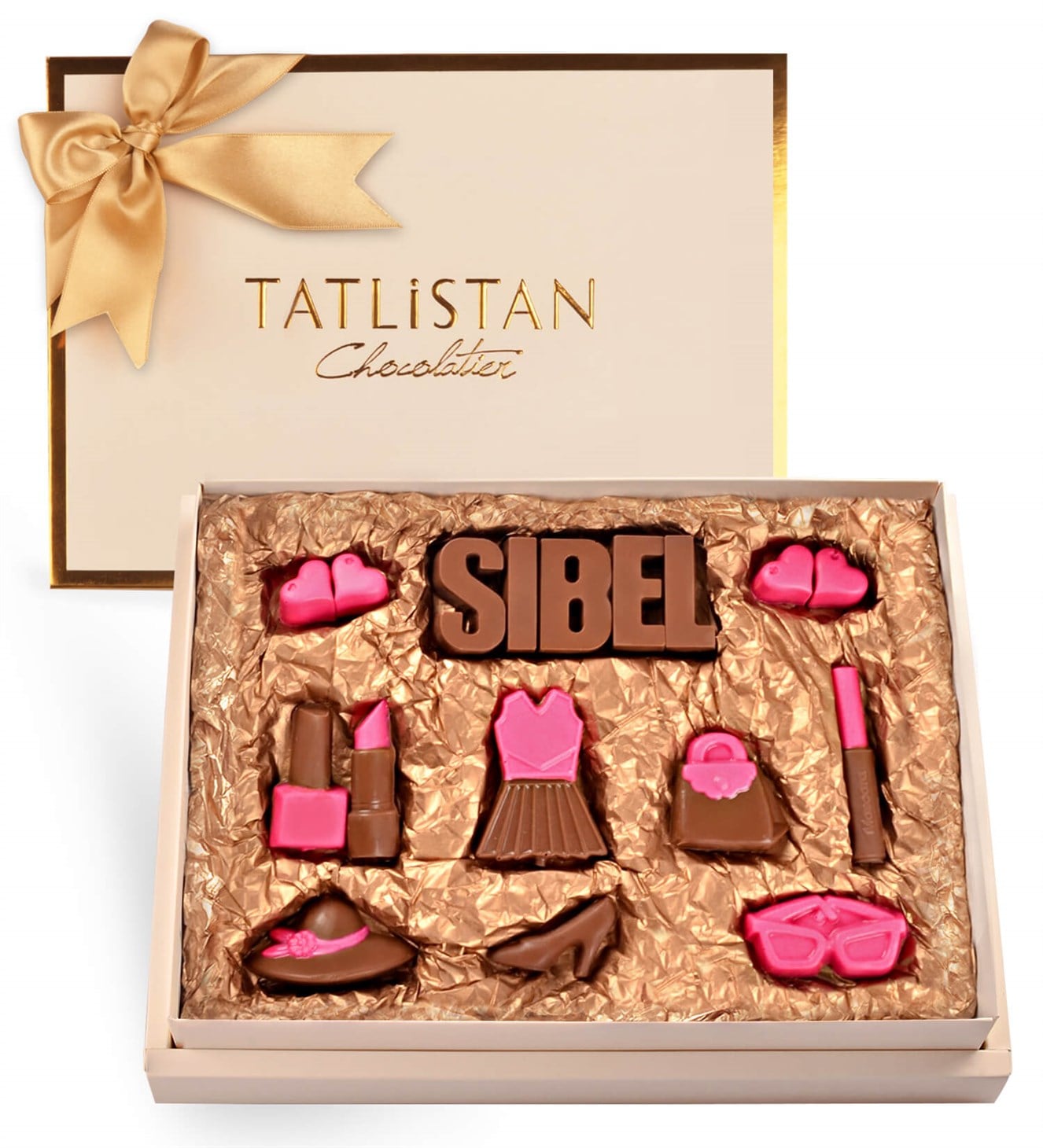 İsme Özel Süslü Çikolatalar