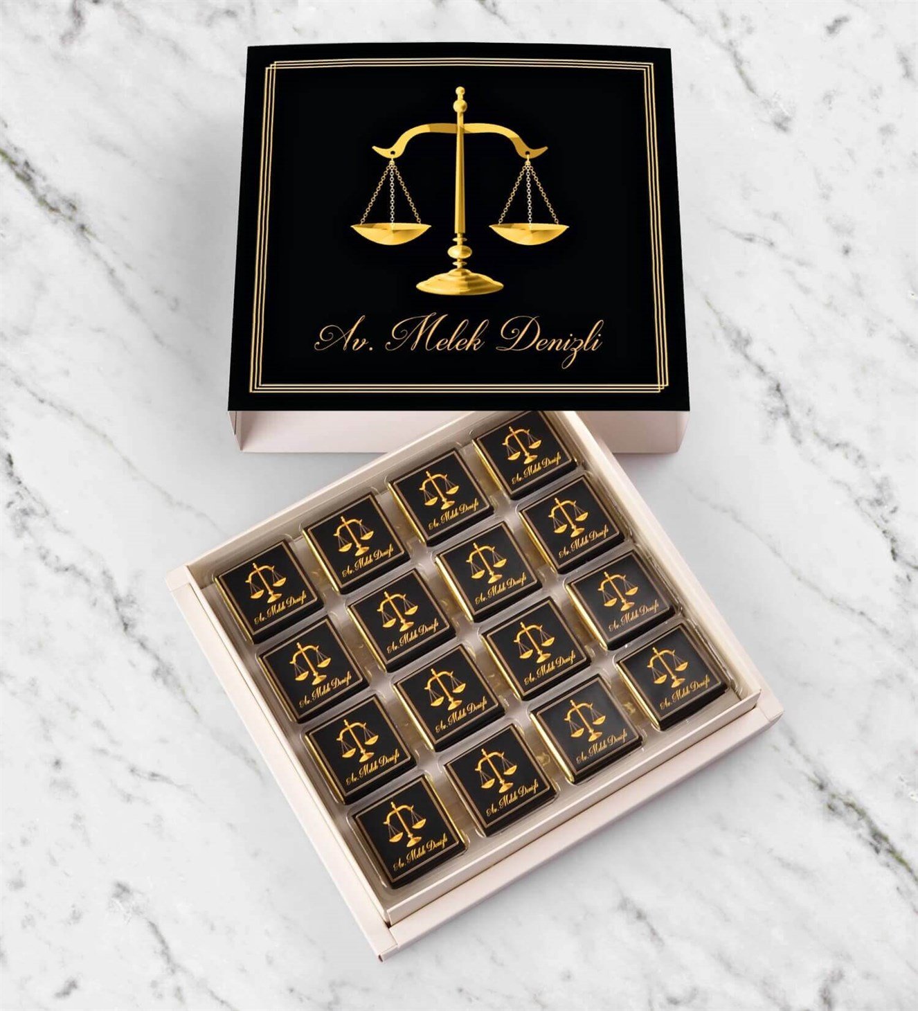 Kişiye Özel Avukatlar Günü Çikolatası