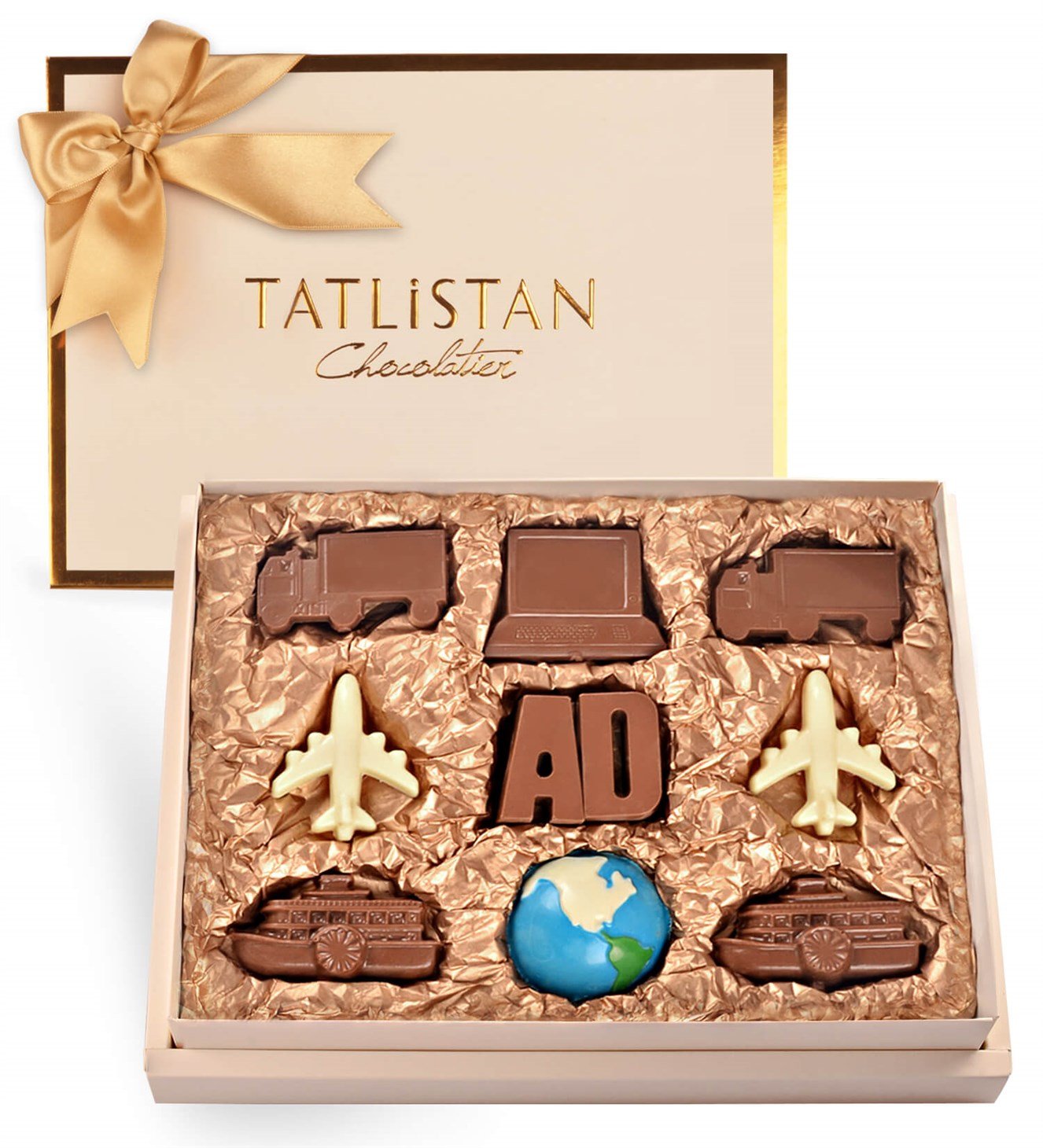 Kişiye Özel Baş Harfli, Tır ve Uçaklı Lojistik Çikolatası