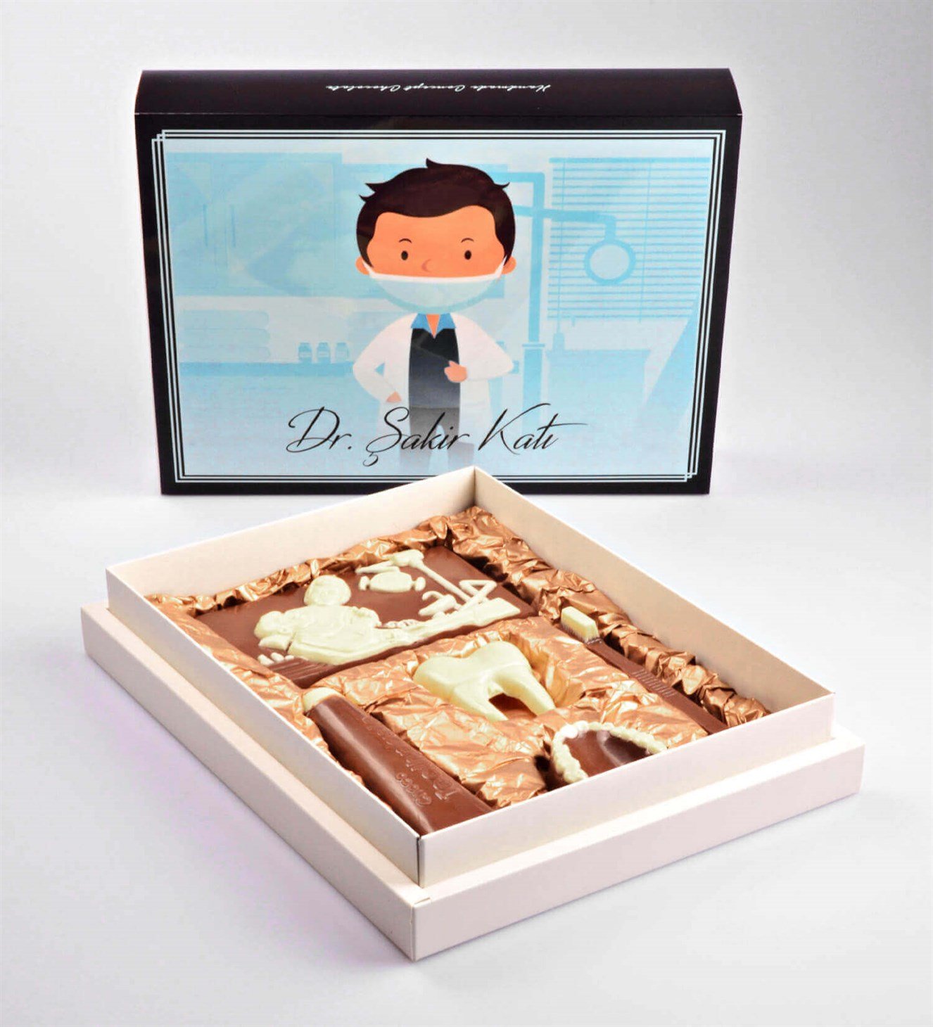Kişiye Özel Diş Doktoru Çikolatası