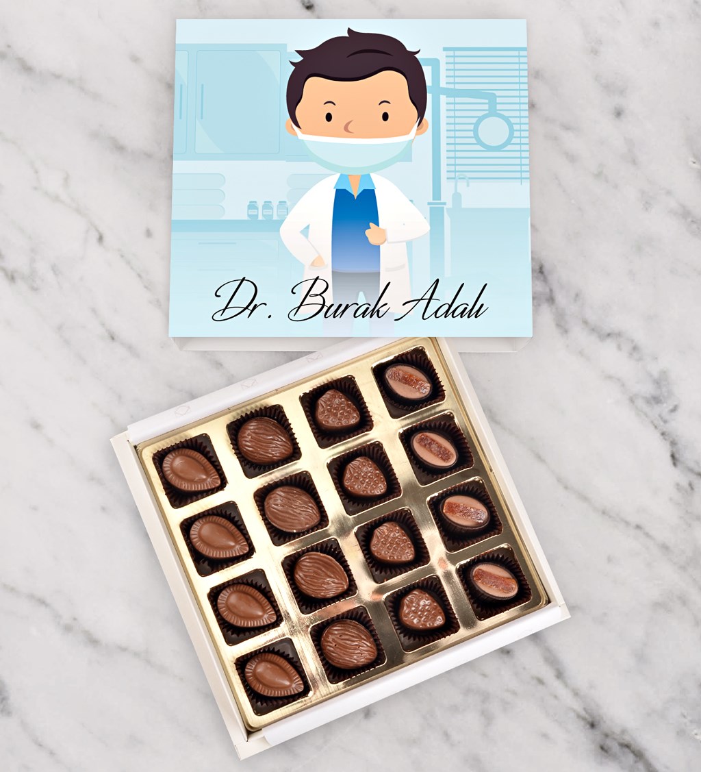 Kişiye Özel Diş Doktoru Çikolatası