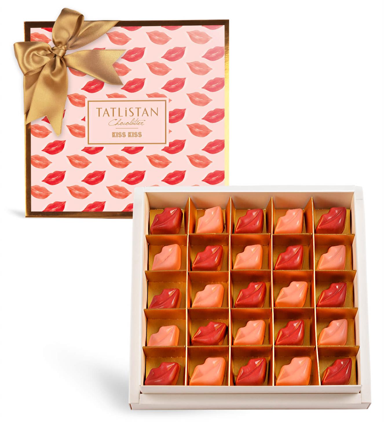 Kiss Kiss | iKISSi Bir Arada - 5 Çeşitli Dudak Çikolata