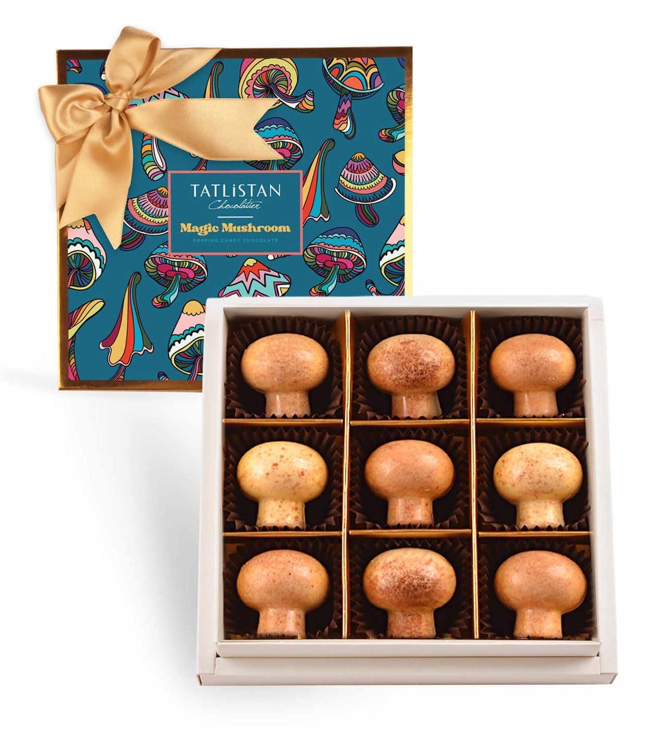 Magic Mushroom- Patlayan Şekerli Mantar 9'lu Çikolata