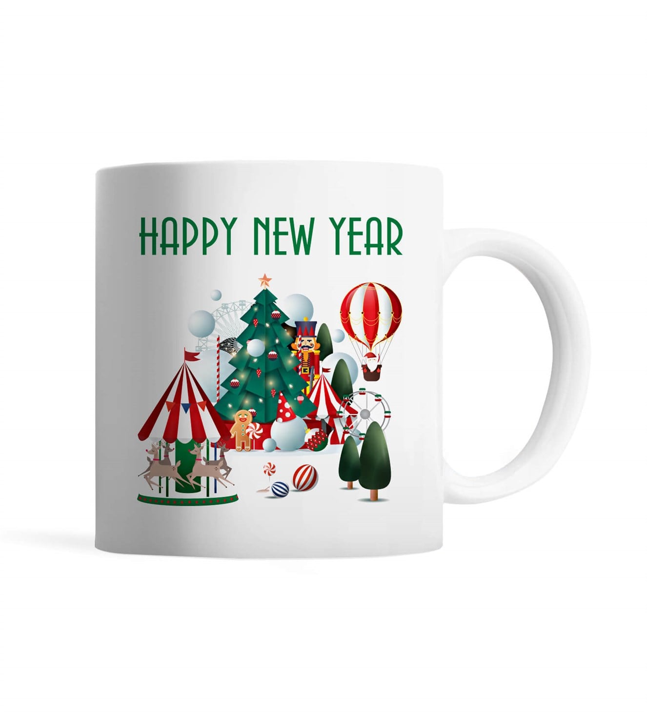 Yılbaşı Karnavalı Kupa Bardak