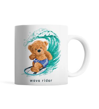 Teddy Bear | Wave Rider - Kupa Bardak