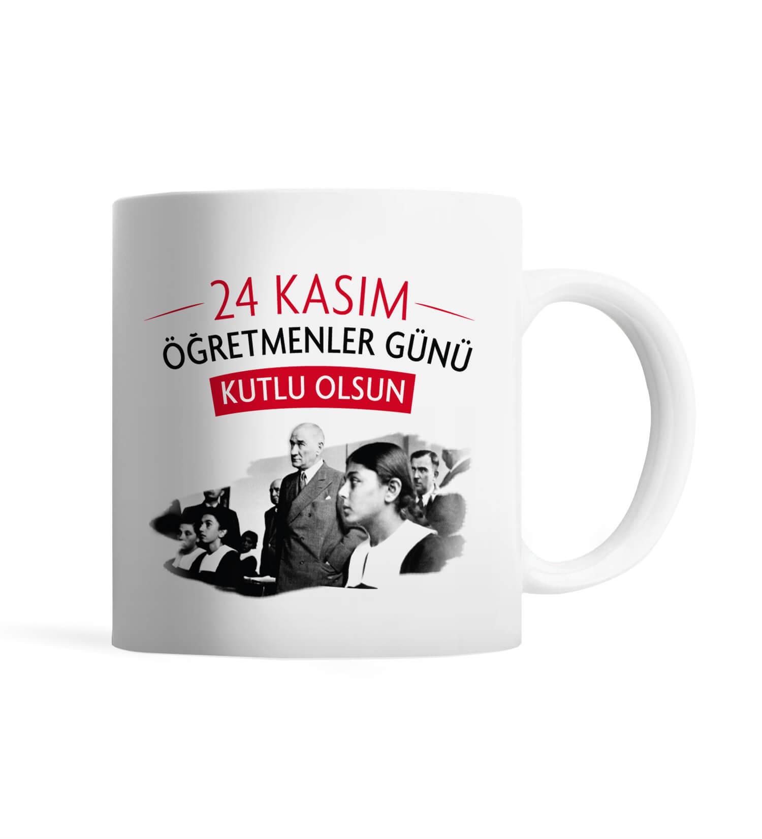 24 Kasım Öğretmenler Günü Kupa Bardak
