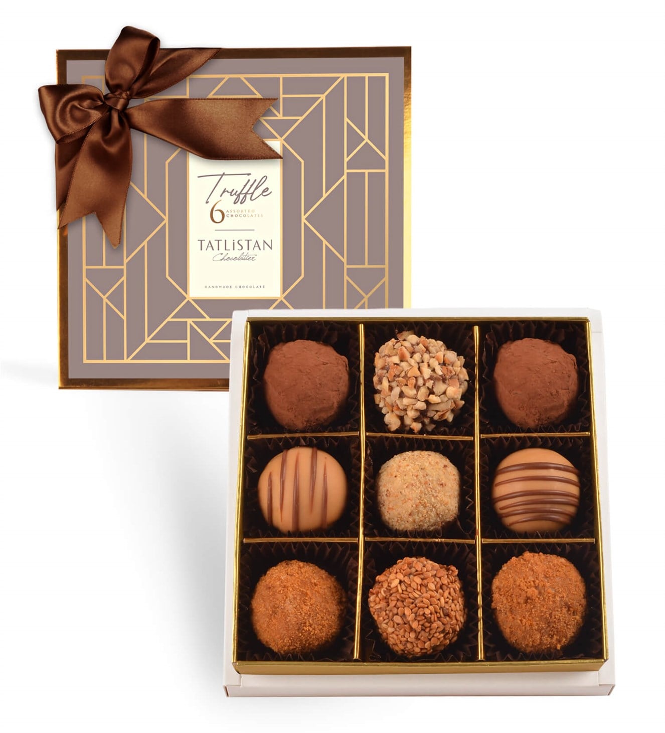 6 Çeşitli Trüf Çikolata 9'lu