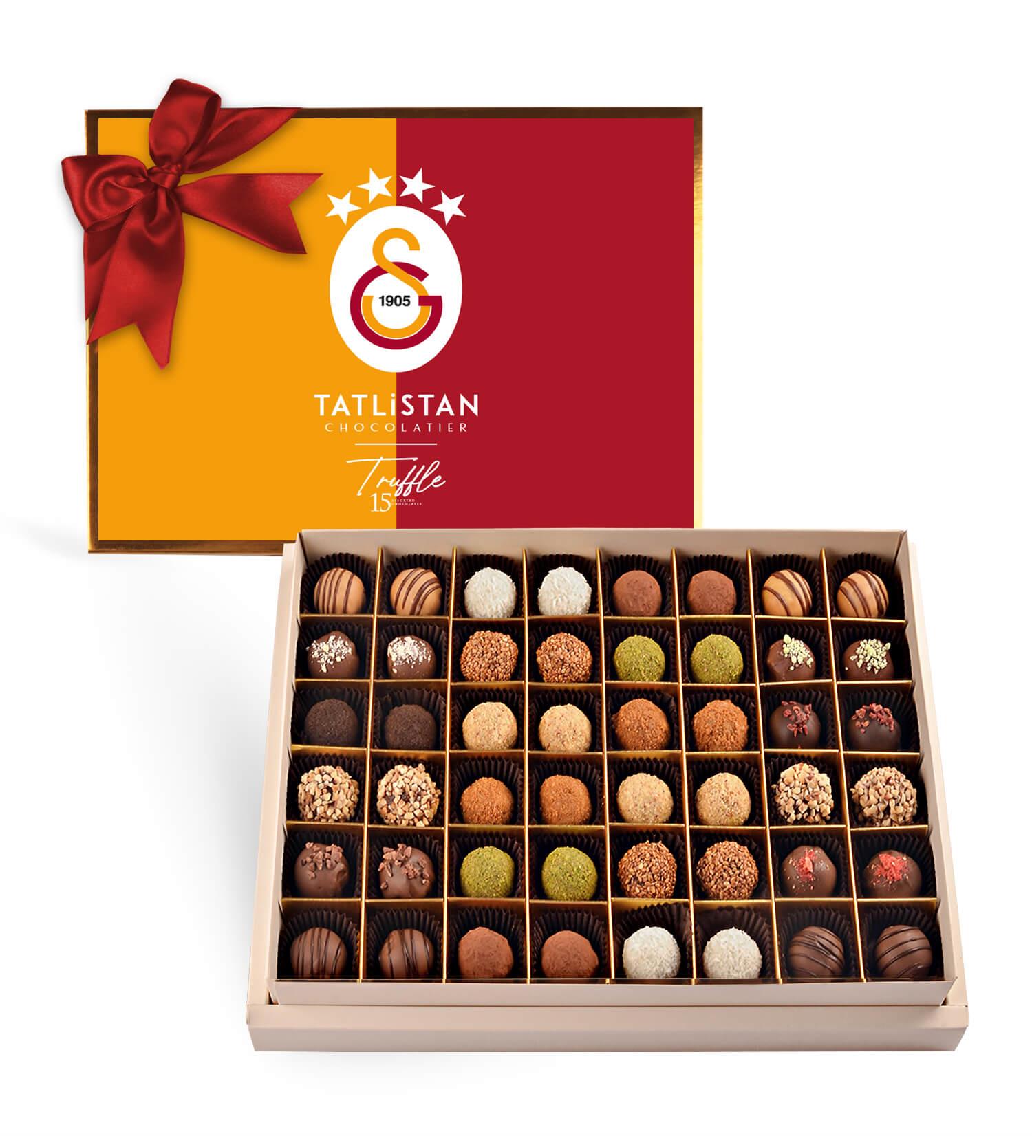 Galatasaray | Parçalı - 15 Çeşitli Trüf Çikolata 48'li