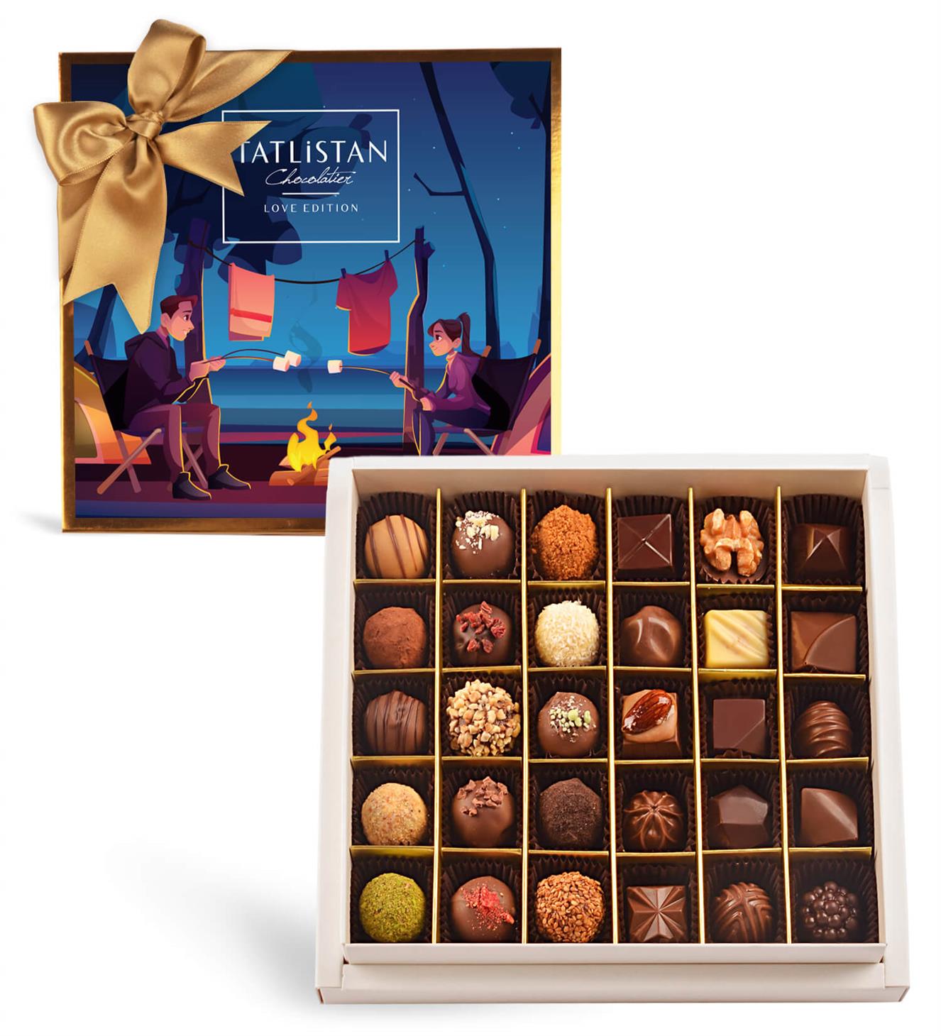 Camping Love | 30 Çeşitli Artisan Çikolata 30'lu