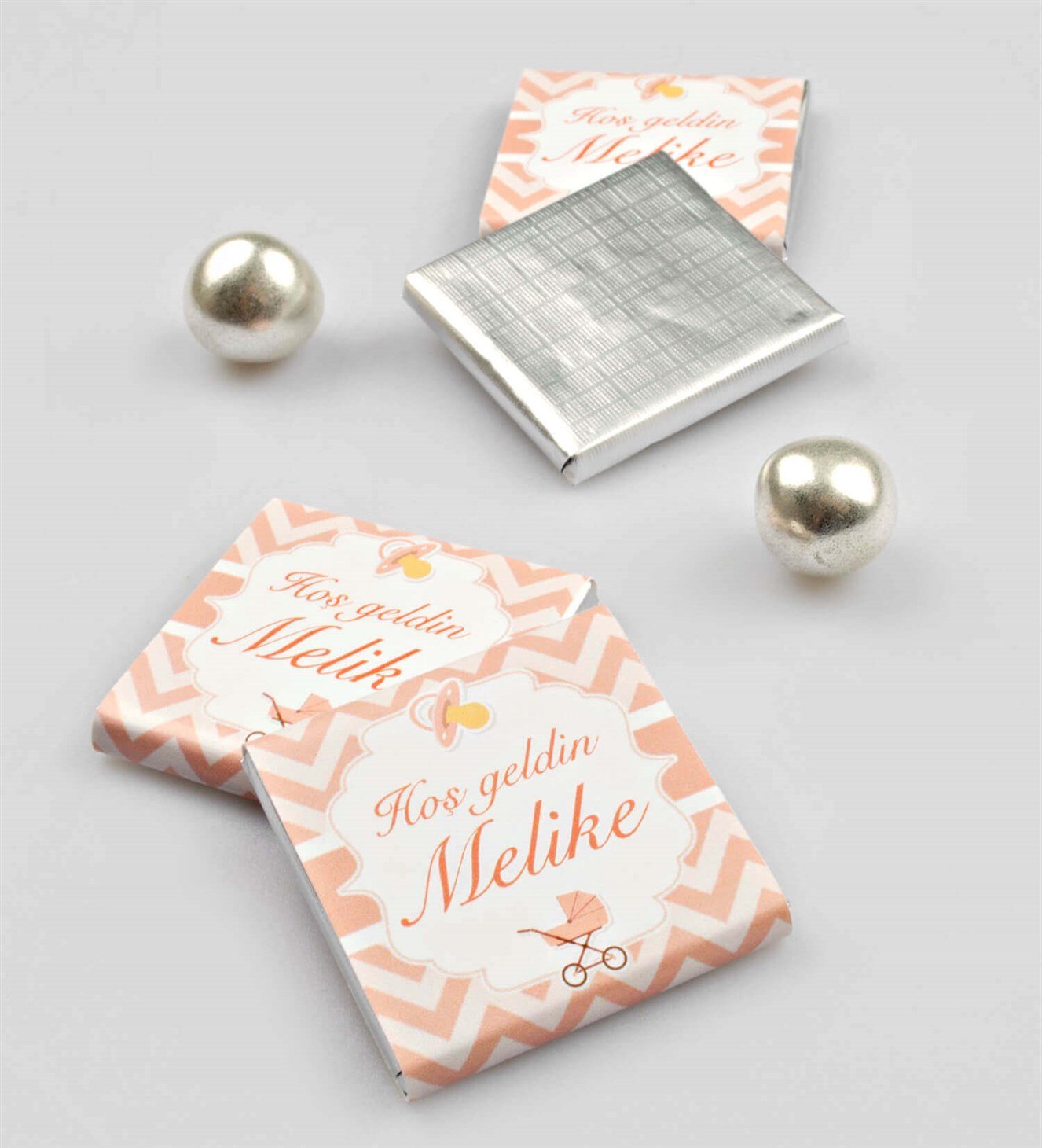 İsimli Bebek Çikolatası