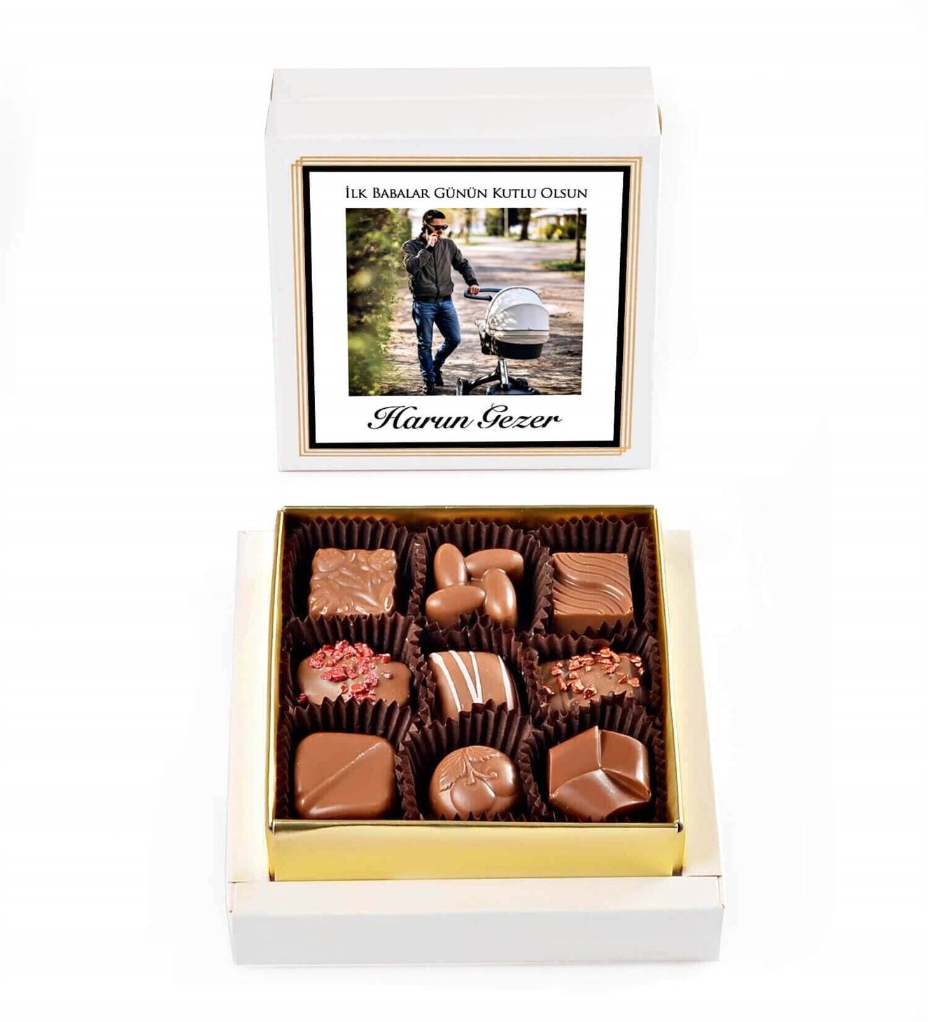 Kişiye Özel İsimli, Fotoğraflı İlk Babalar Günü Spesiyal 9'lu