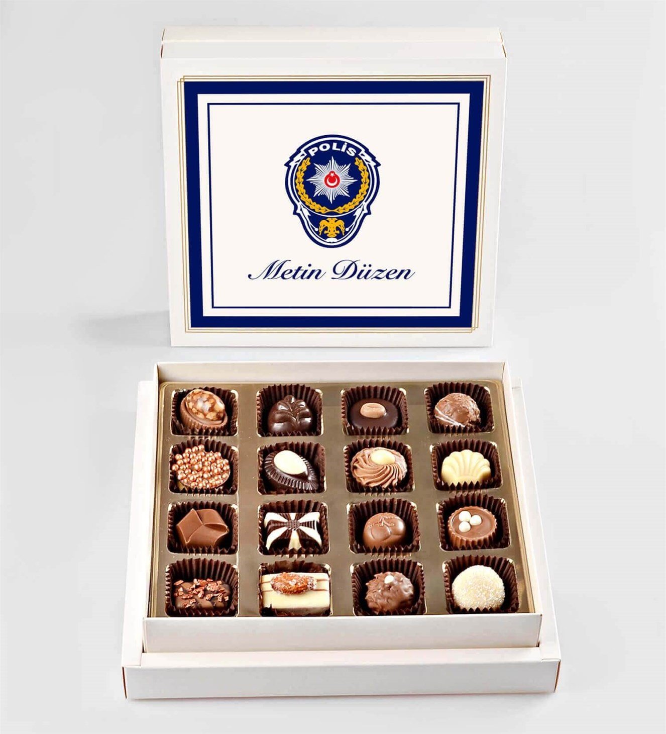 Kişiye Özel İsimli Polis Haftasi Spesiyal Çikolata 16'lı