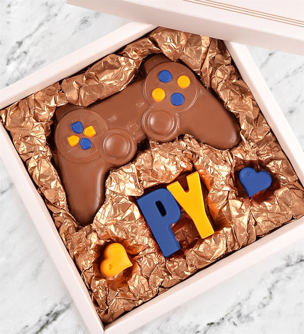 Kişiye Özel Sarı Lacivert Çikolatalar