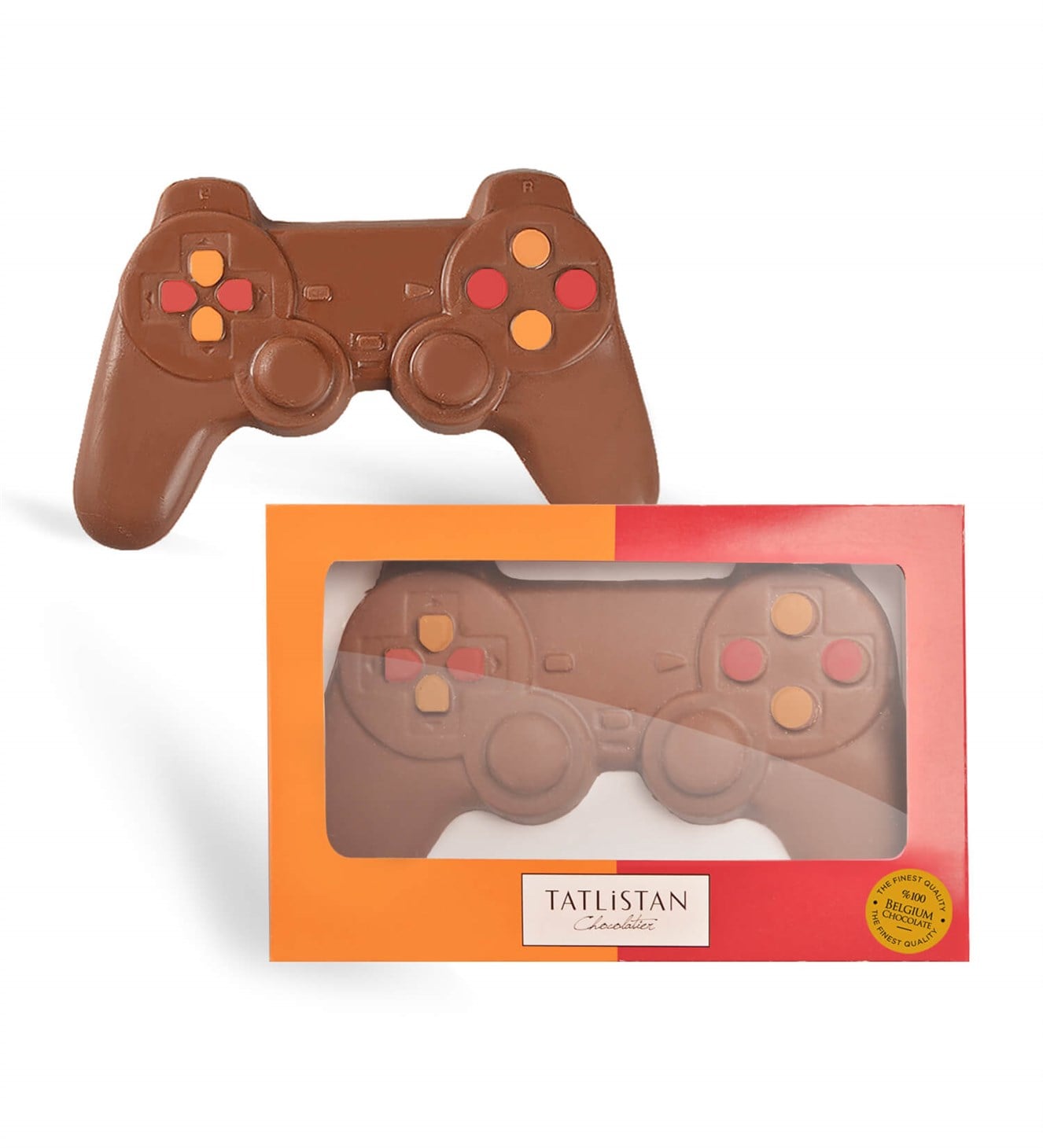Sarı Kırmızı Joystick Çikolata