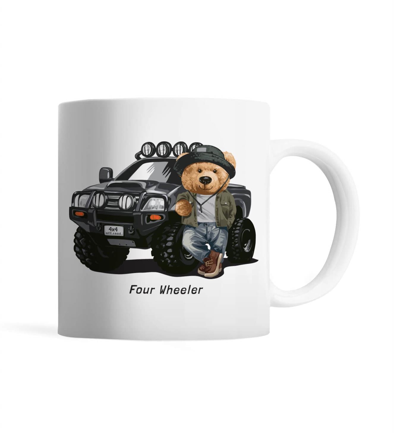 Teddy Bear | Four Wheeler - Kupa Bardak