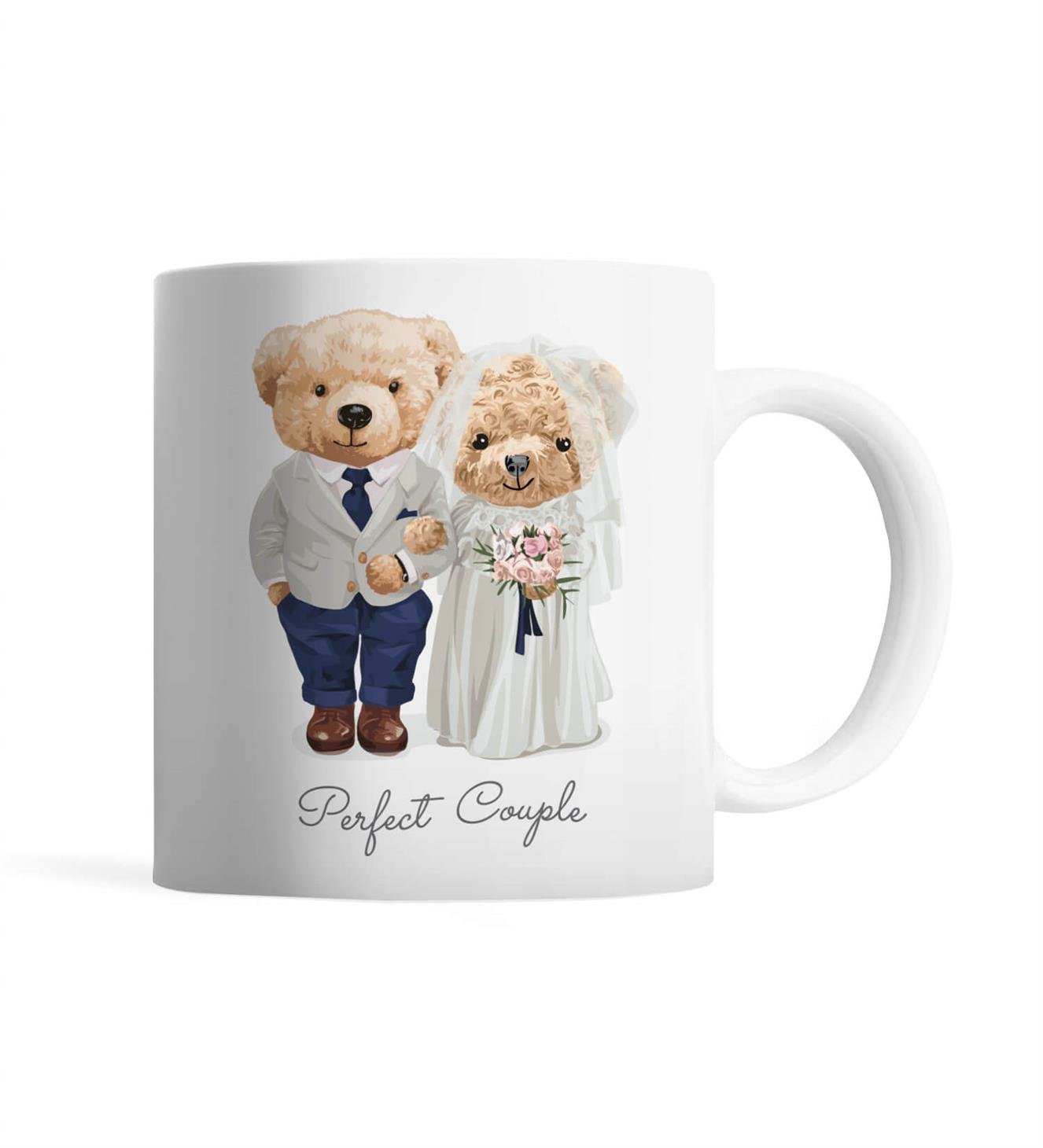 Teddy Bear | Perfect Couple - Kupa Bardak