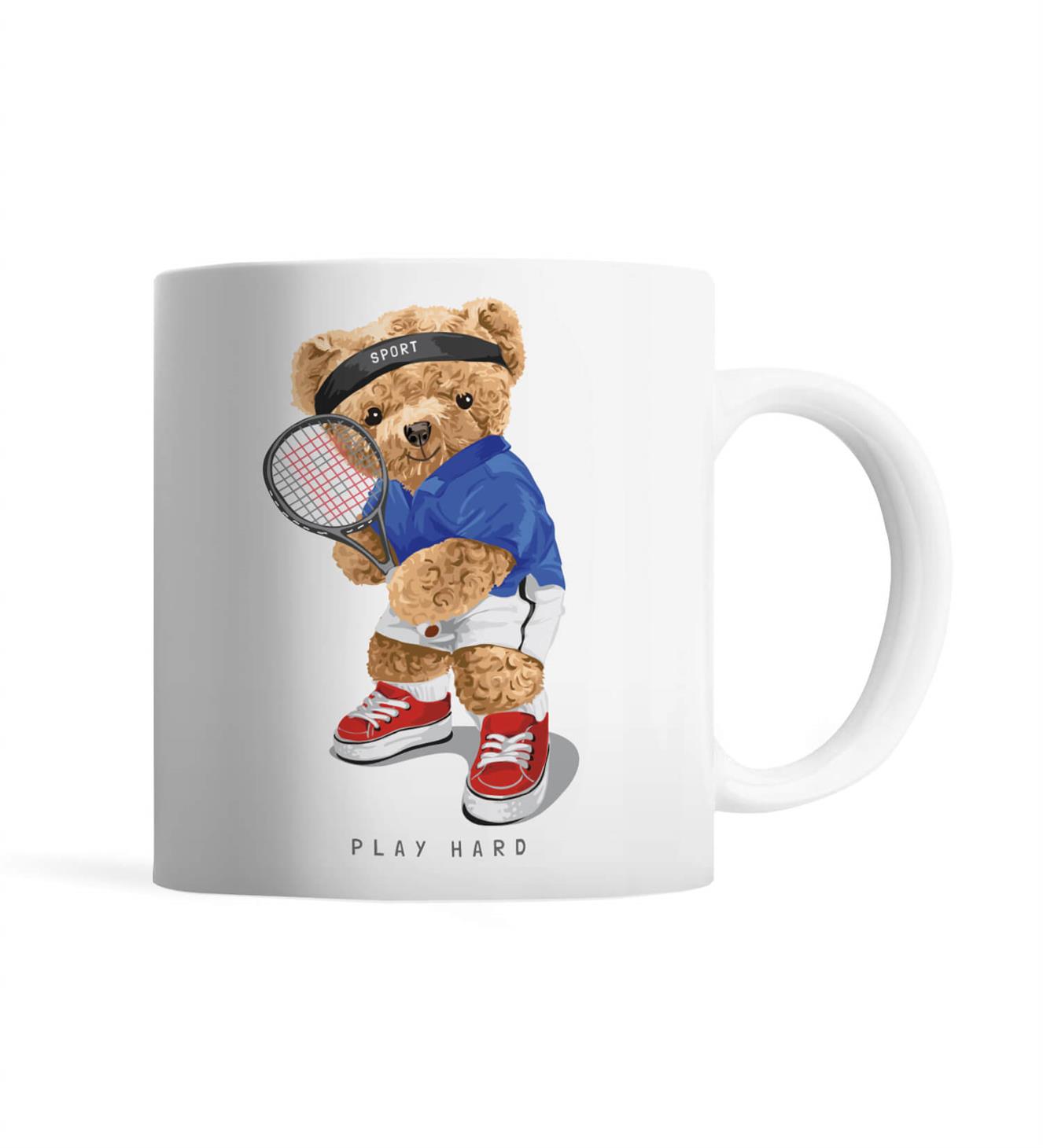 Teddy Bear | Play Hard - Kupa Bardak