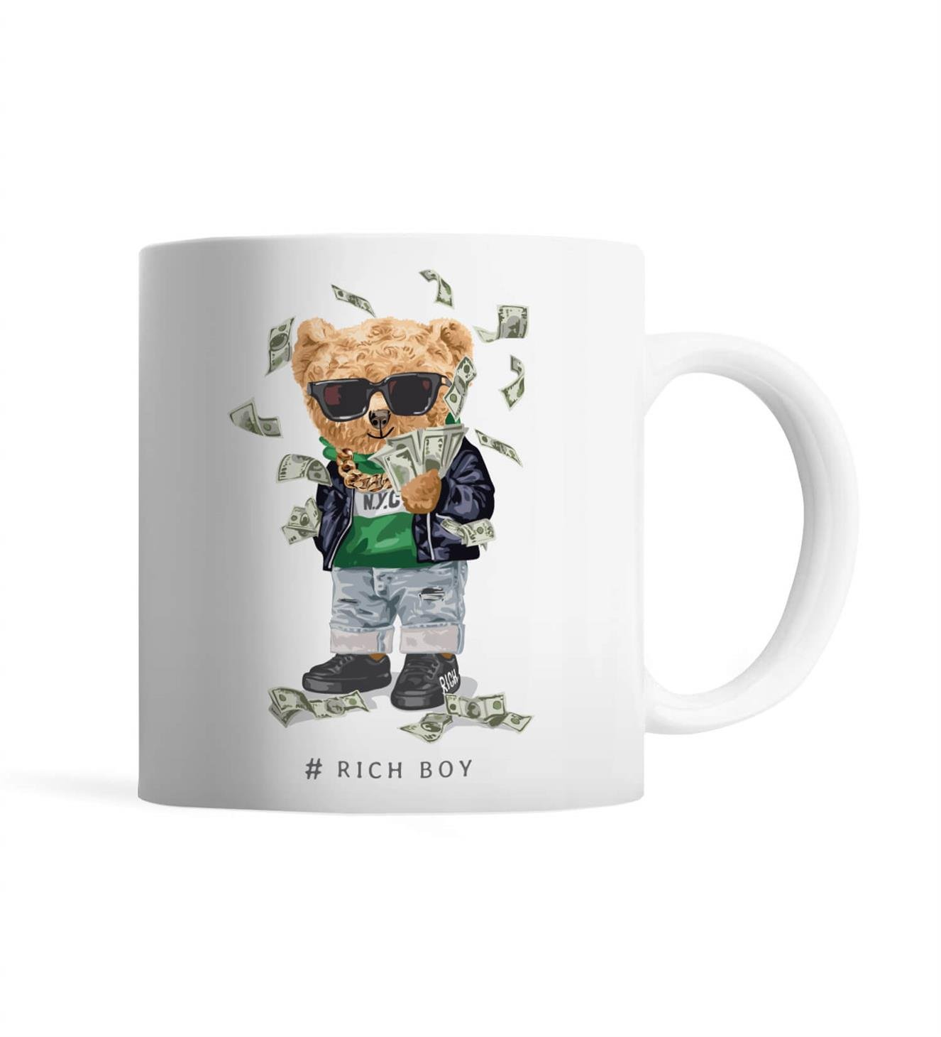 Teddy Bear | Rich Boy - Kupa Bardak