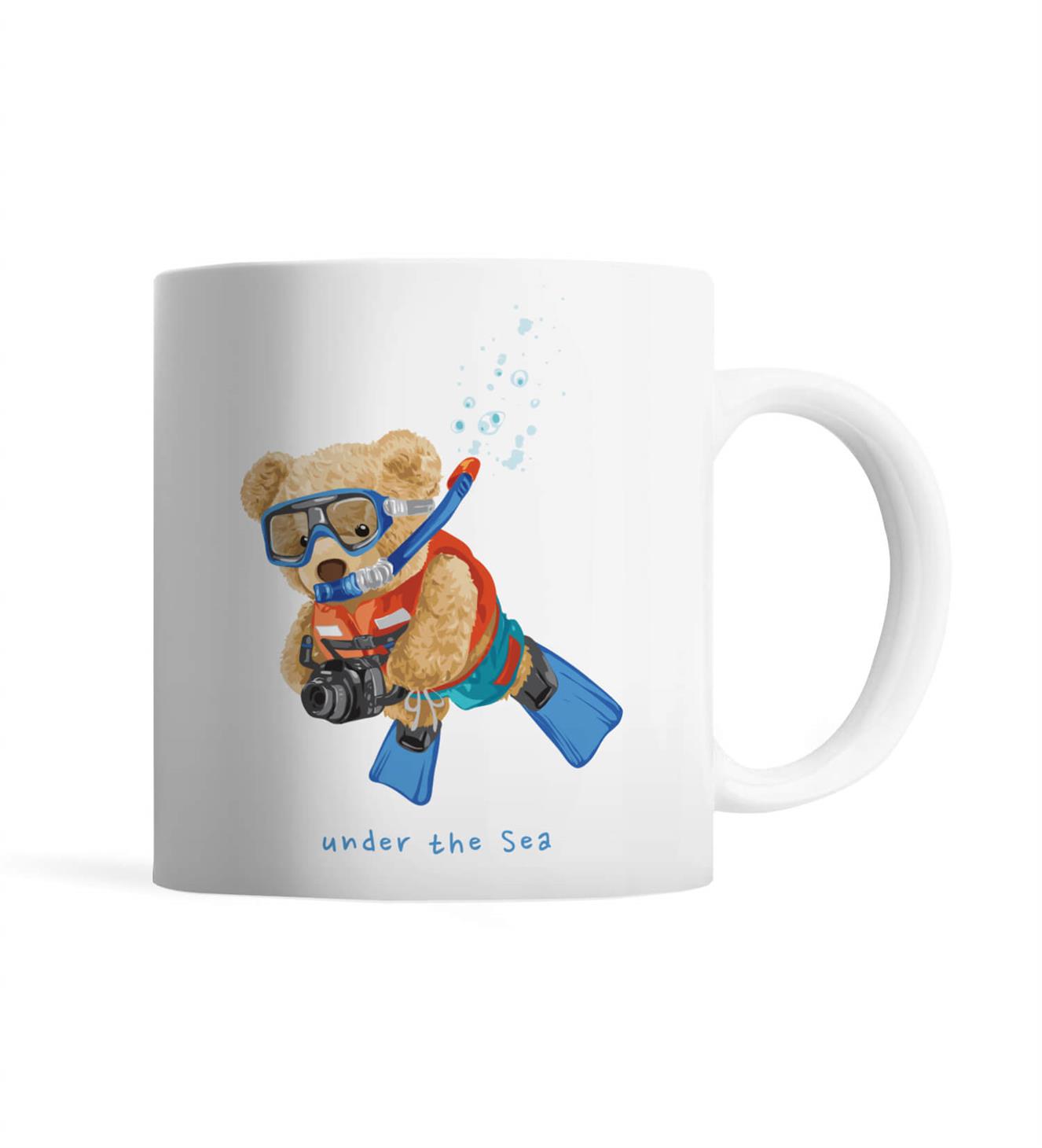 Teddy Bear | Under The Sea - Kupa Bardak