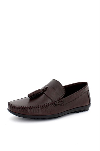 Hakiki Deri Kahverengi Erkek Deri Casual Ayakkabı MRD14-1005