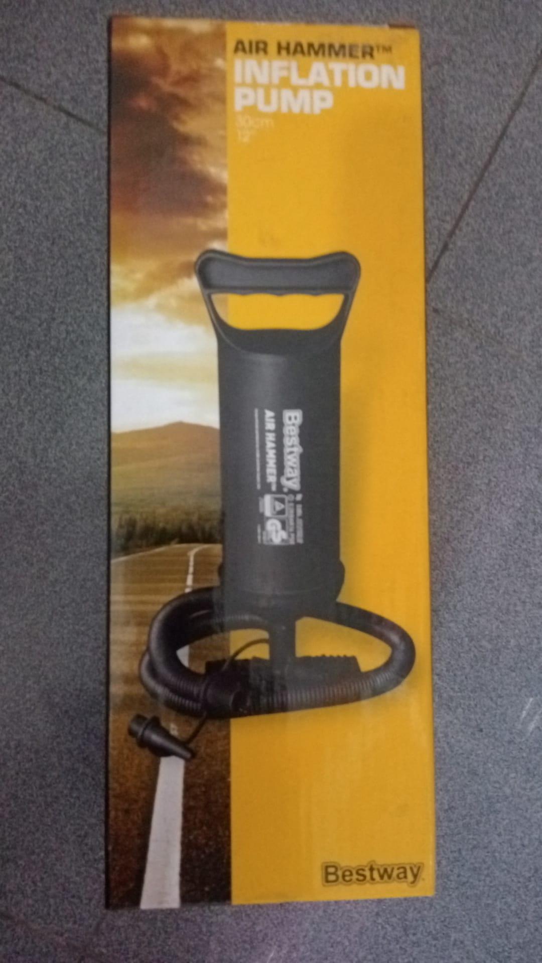 Bestway Air Hammer El Pompası - 30 cm (12 inç) Pratik Şişirme Pompası