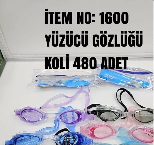 Double W Antifog Yüzücü Gözlüğü - Buğu Yapmaz Silikon Deniz Gözlüğü