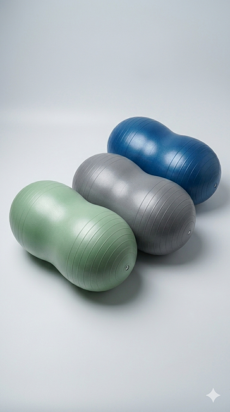 Double W Peanut Pilates Topu - Hamile Egzersiz ve Fizik Tedavi Denge Topu
