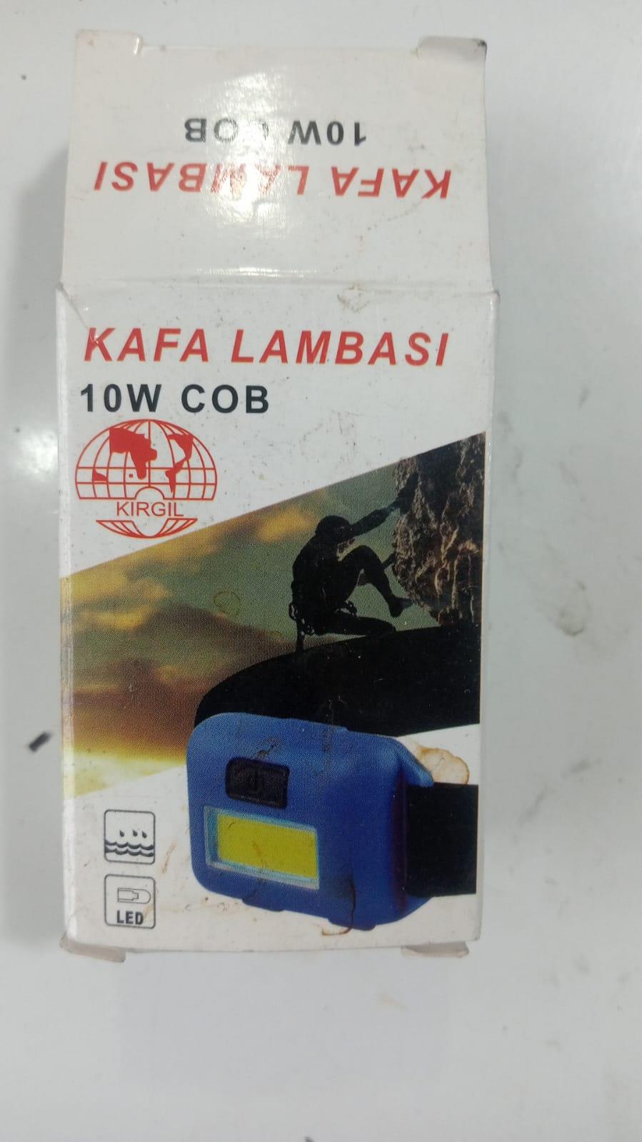 Kirgil 10W COB LED Kafa Lambası - Şarjlı, Yüksek Işıklı Kafa Feneri (Balıkçılık, Kamp, Tamirat)