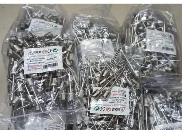 Metal Çelik Uçlu Top İğnesi - 100 Adet - Evrensel Pompa Uyumluluğu