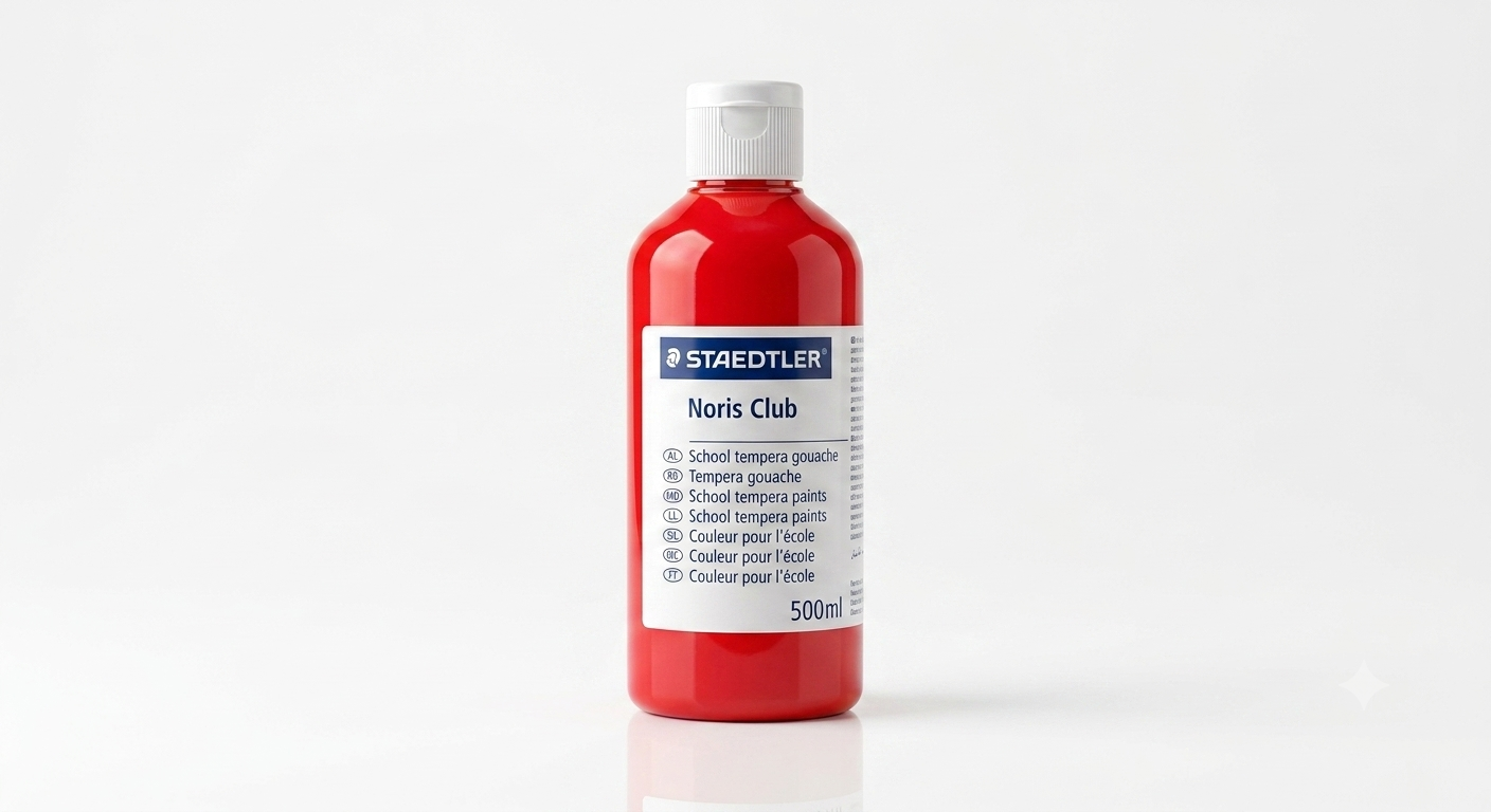 Staedtler Noris Club Kırmızı Guaj Boya 500 ml (Sıfır Ürün) - geldealmaadr.com