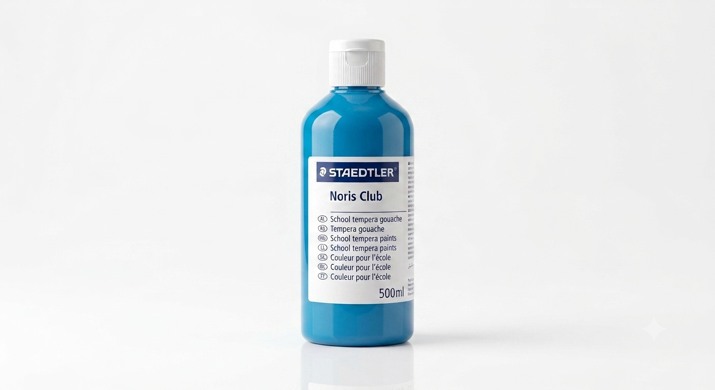 Staedtler Noris Club Okul Tipi Tempera Guaj Boya 500 ml (Deniz Mavisi)