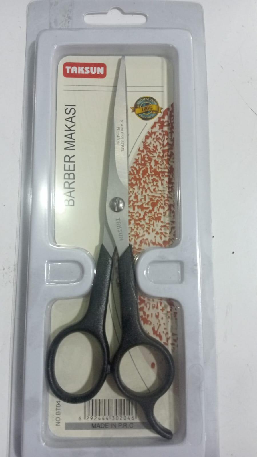 Taksun BT04 Profesyonel Berber Makası - Paslanmaz Çelik Saç Kesim Makası