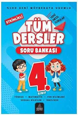  Element Yayınları 4. Sınıf Tüm Dersler Soru Bankası