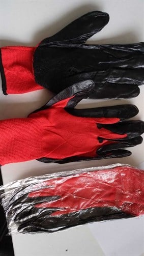 50 adet Nitril Eldiven10 numara işçi eldiveni yeni model ücretsiz kargo