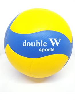 Double W Sports Profesyonel Voleybol Topu - Sarı/Mavi No: 5