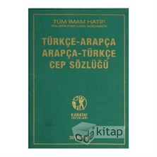 Türkçe - Arapça / Arapça - Türkçe Cep Sözlüğü karatay yayınları tüm imamhatip okulları için 